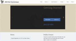 Desktop Screenshot of billtheoysterman.com