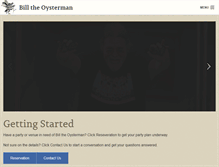 Tablet Screenshot of billtheoysterman.com